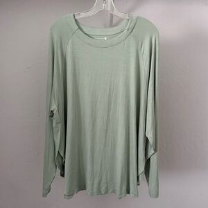 Betabrand Super Soft Sage Green Pullover